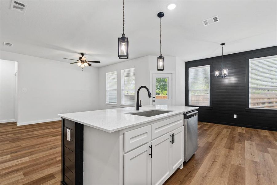 Furnished interior view inside a new home in , Celeste (Image 9).