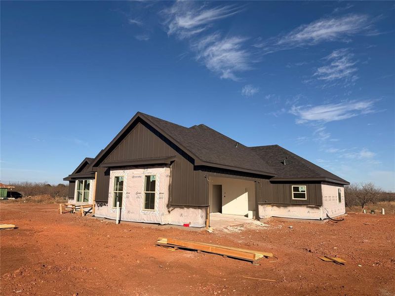 In-progress construction of a new home in , Abilene, TX (Image 3).
