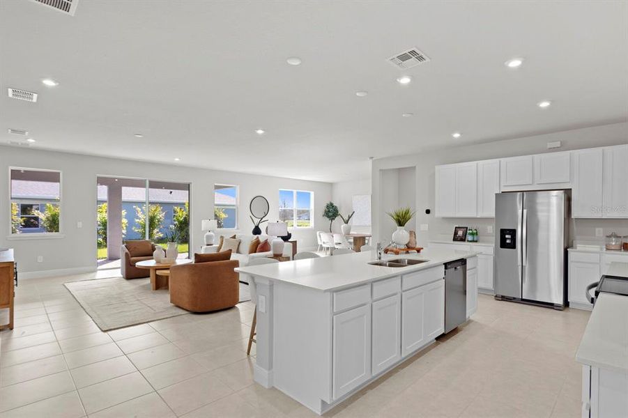 Furnished interior view inside a new home in Windwater, Parrish (Image 11).