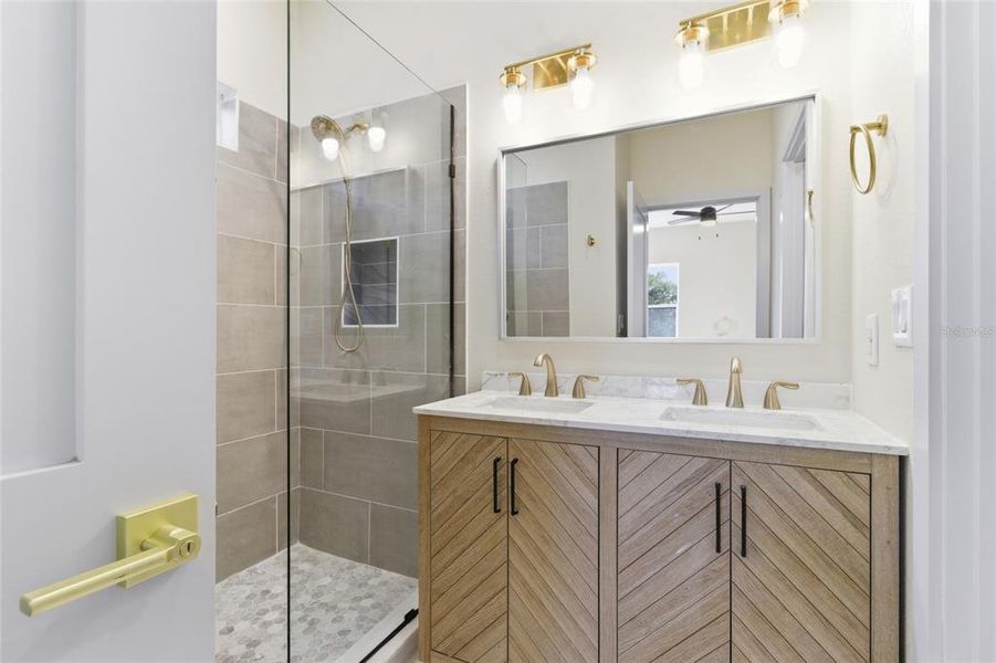 Furnished interior view inside a new home in , St. Petersburg (Image 13).