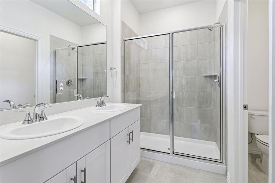 Furnished interior view inside a new home in Eastridge - Spring Series, McKinney (Image 12). Furnished interior view inside a new home in Eastridge - Spring Series, McKinney (Image 12).