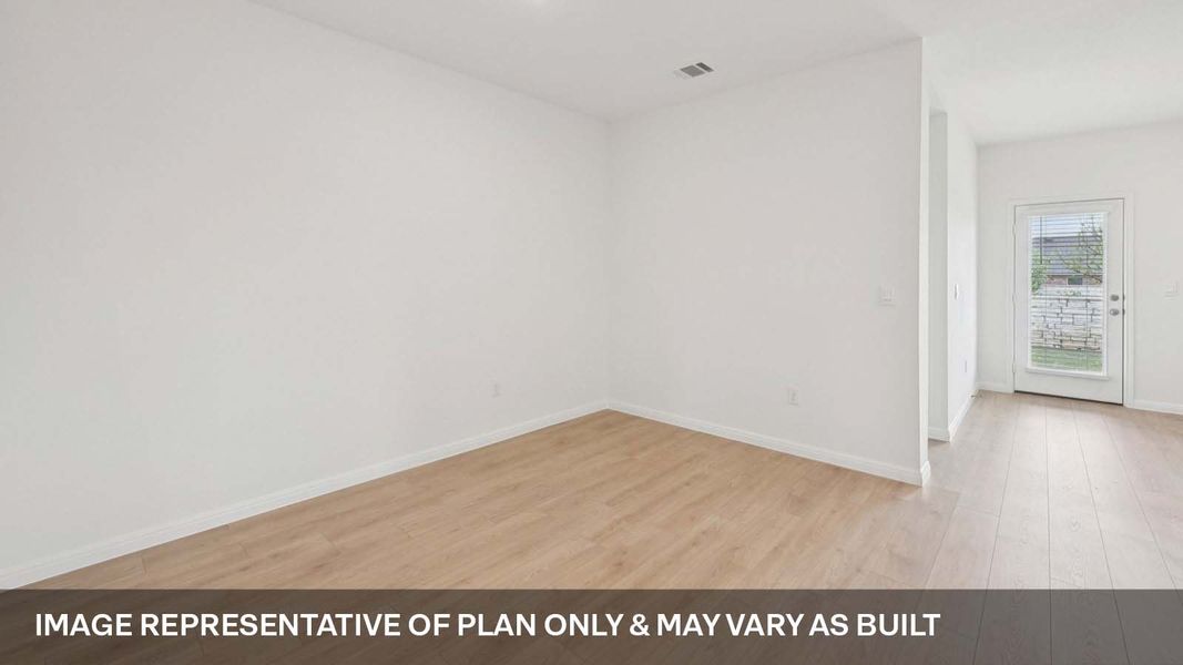 Representative unfurnished interior of a home built from the The Ozark by D.R. Horton in Bar W Ranch, Leander (Image 14).