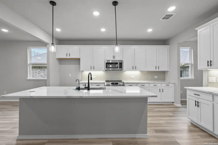 Furnished interior view inside a new home in Comanche Ridge, San Antonio (Image 9). Furnished interior view inside a new home in Comanche Ridge, San Antonio (Image 9).