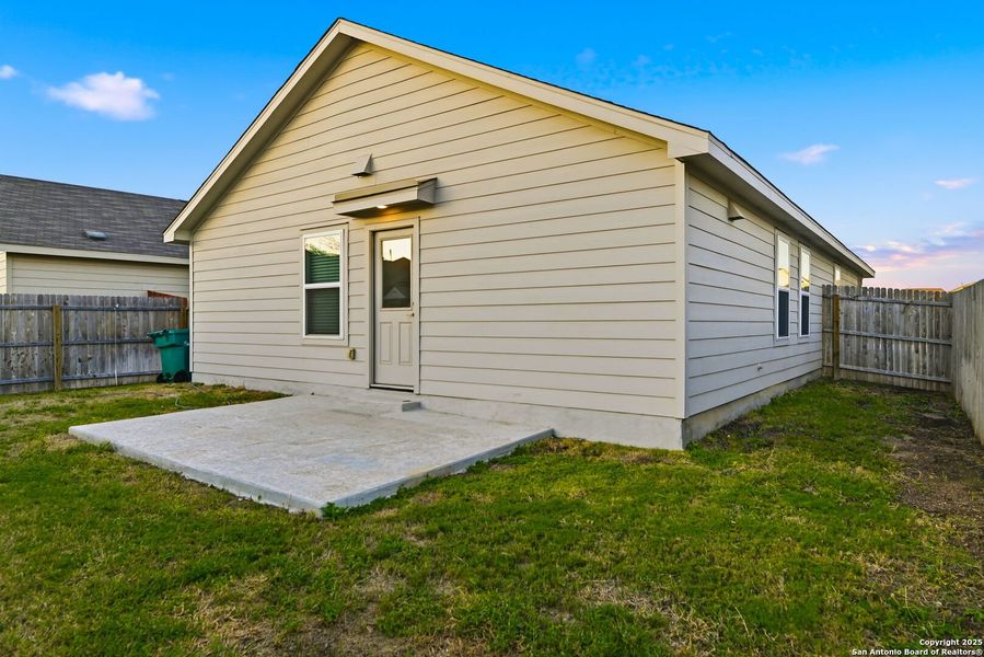 Exterior details and patio area of a home in Vida: Cottage Collection, San Antonio (Image 15). Exterior details and patio area of a home in Vida: Cottage Collection, San Antonio (Image 15).