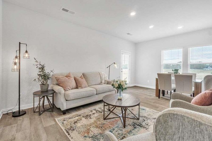 Furnished interior view inside a new home in The Woodlands Preserve, Jackson (Image 15).