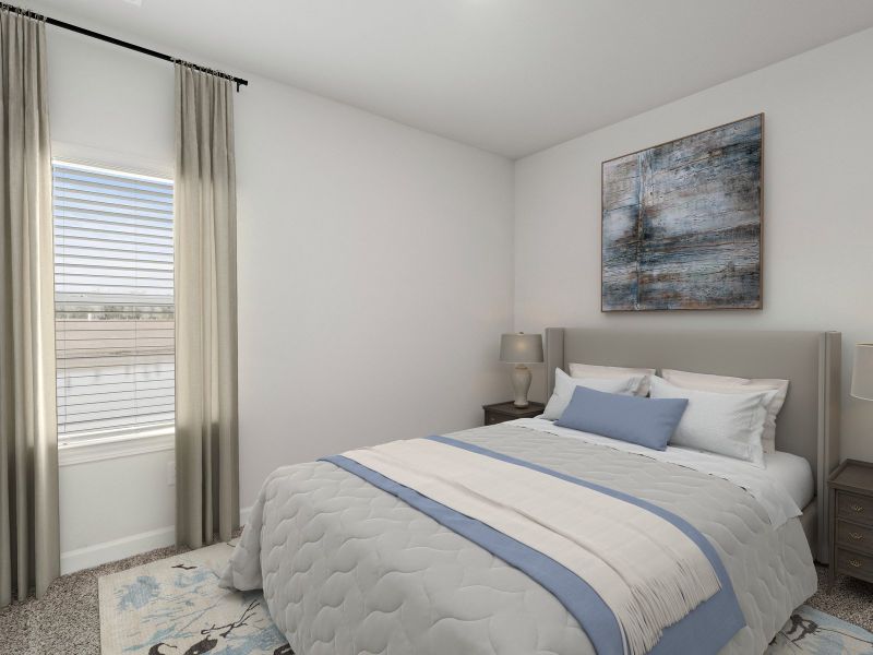 Two secondary bedrooms means plenty of room for your guests.