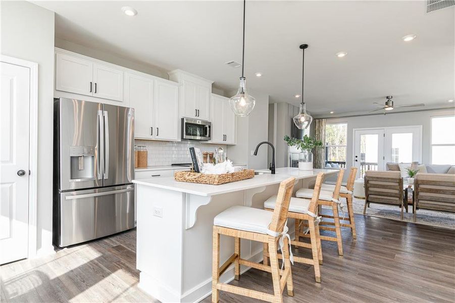 Furnished interior view inside a new home in , Powder Springs (Image 3).