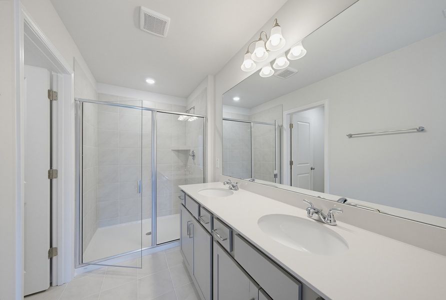 Furnished interior view inside a new home in Sweetbrier, Durham (Image 11).