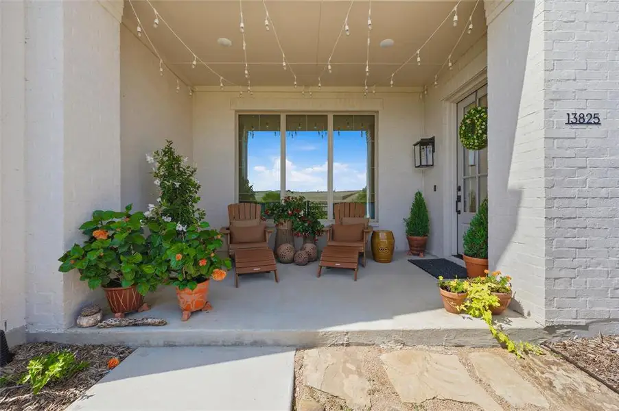 Exterior details and patio area of a home in , Aledo (Image 4).