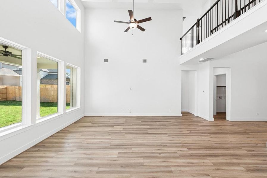Spacious, unfurnished interior of a new home in Blackhawk, Pflugerville (Image 21).