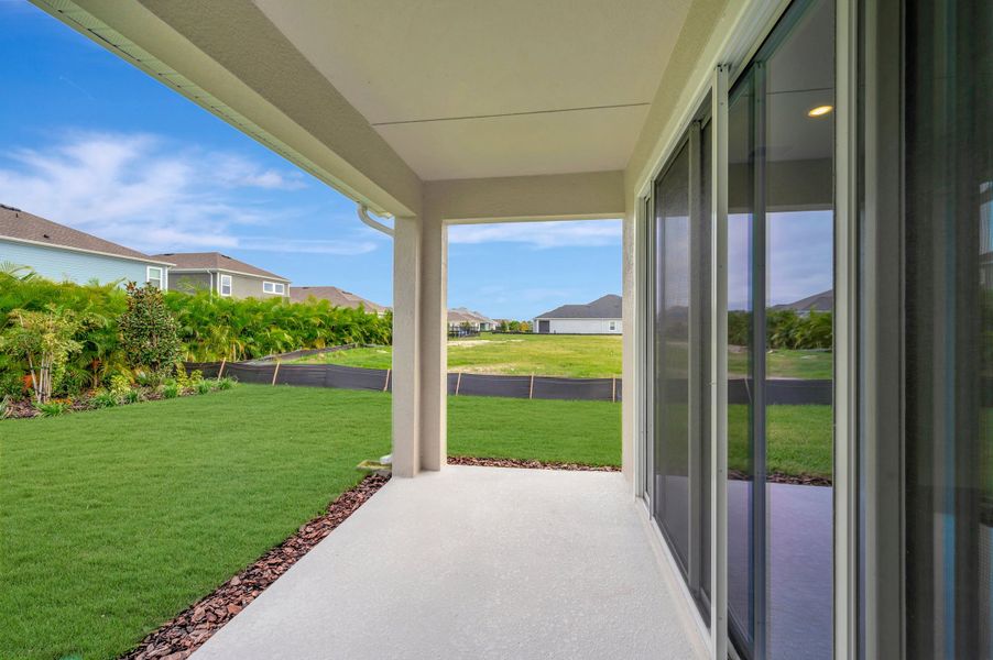 Exterior details and patio area of a home in Waterset Tradition Series, Apollo Beach (Image 4).