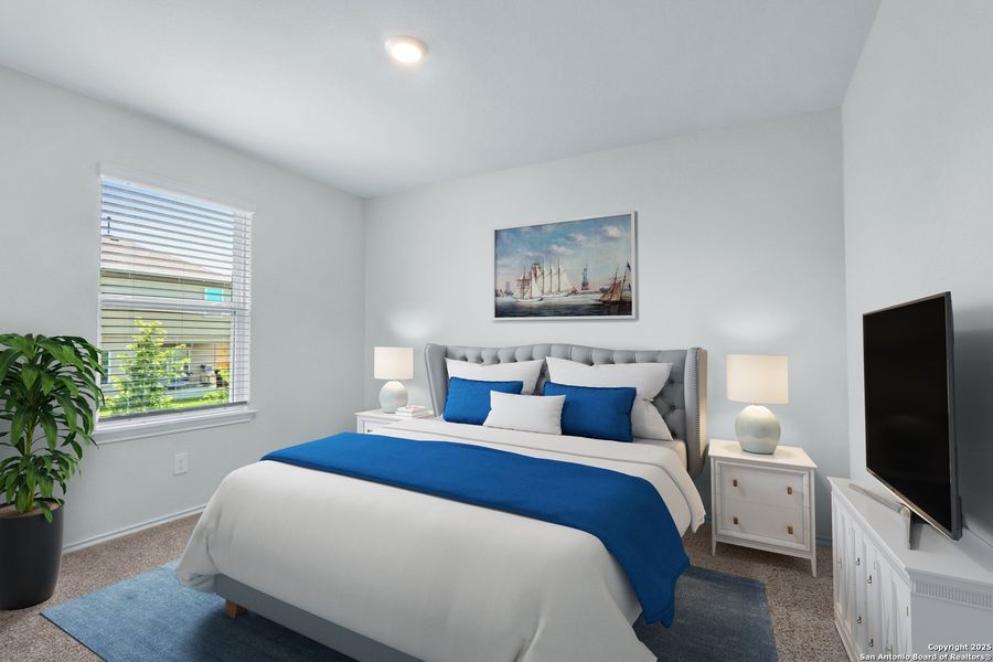 Furnished interior view inside a new home in , San Antonio (Image 16). Furnished interior view inside a new home in , San Antonio (Image 16).