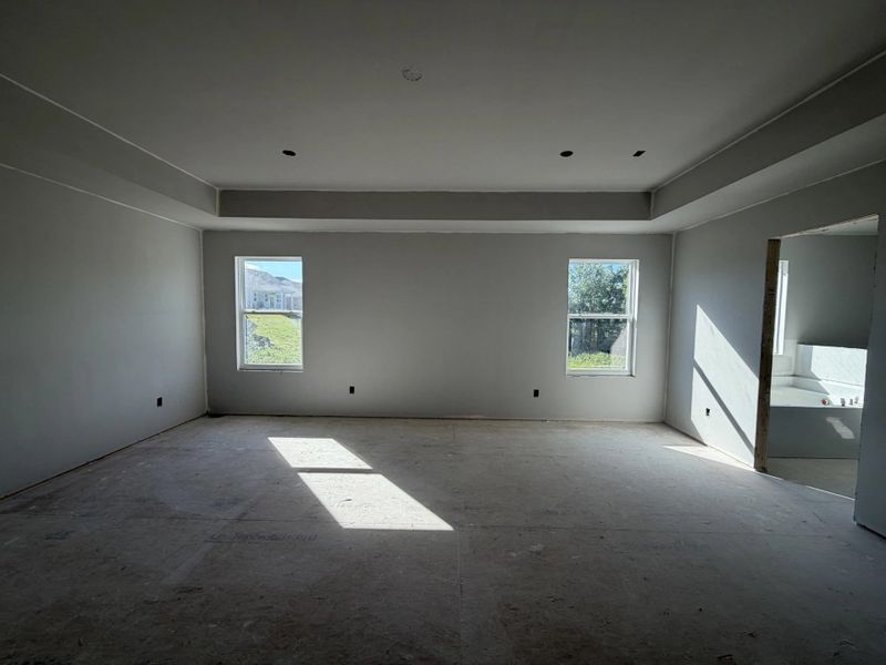 Primary Bedroom Construction Progress