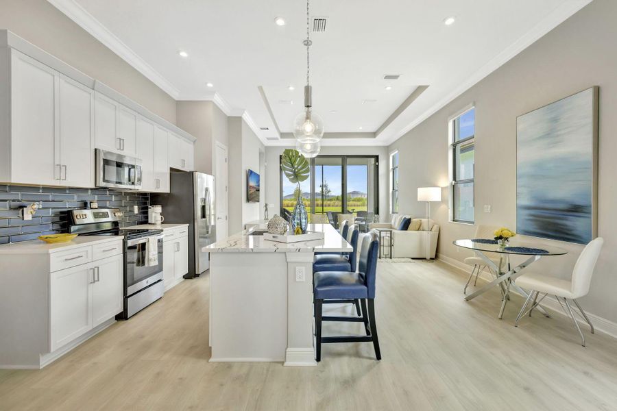 Furnished interior view inside a new home in , Port St. Lucie (Image 6).