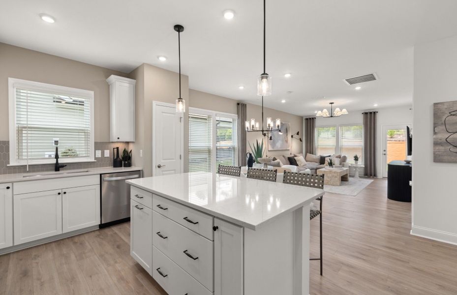 Furnished interior view inside a new home in Carolina Overlook, Clayton (Image 6).