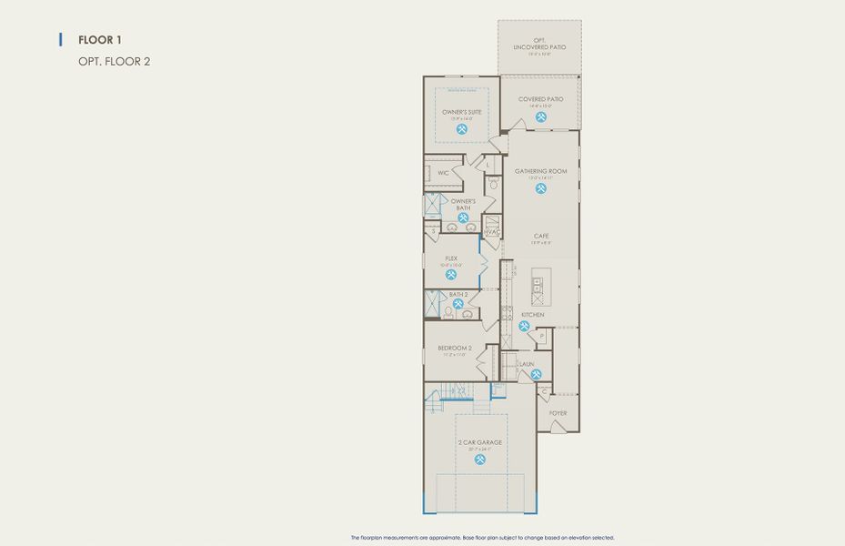 Hallmark Floor Plan, Quick Move-In Home, Floor 1