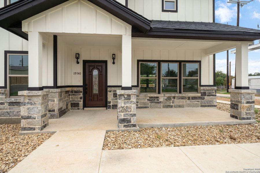 Exterior details and patio area of a home in , Somerset (Image 19).