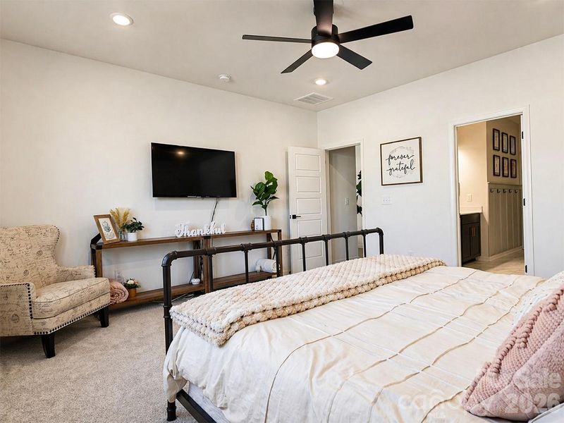Furnished interior view inside a new home in Wilson Creek Executive Series, Indian Land (Image 19).