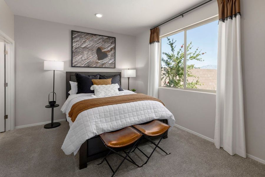 Representative furnished interior of a home built from the 1262 by KB Home in Saguaro Haven, Tucson (Image 7).