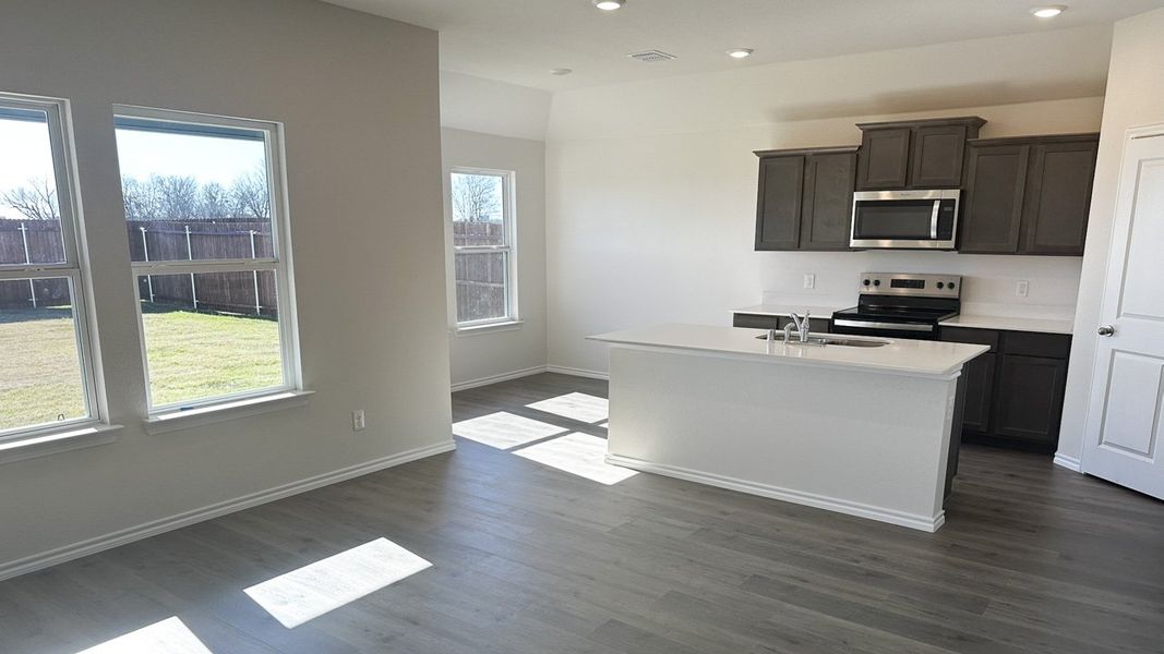 Furnished interior view inside a new home in Corsicana Commons, Corsicana (Image 5). Furnished interior view inside a new home in Corsicana Commons, Corsicana (Image 5).