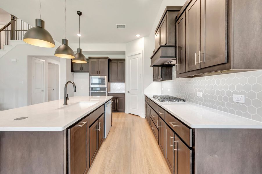 Furnished interior view inside a new home in Bridgewater, Midlothian (Image 9).