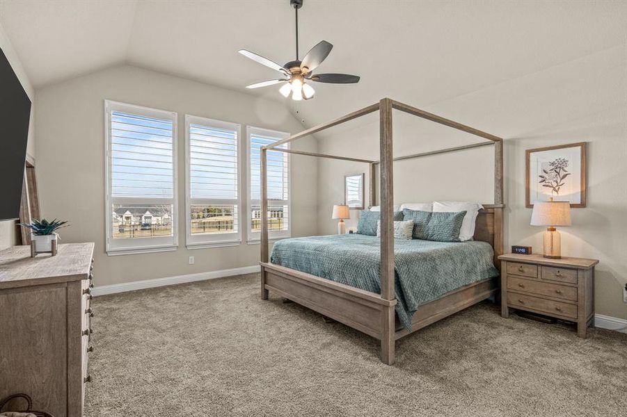 Furnished interior view inside a new home in The Meadows, Gunter (Image 28). Furnished interior view inside a new home in The Meadows, Gunter (Image 28).