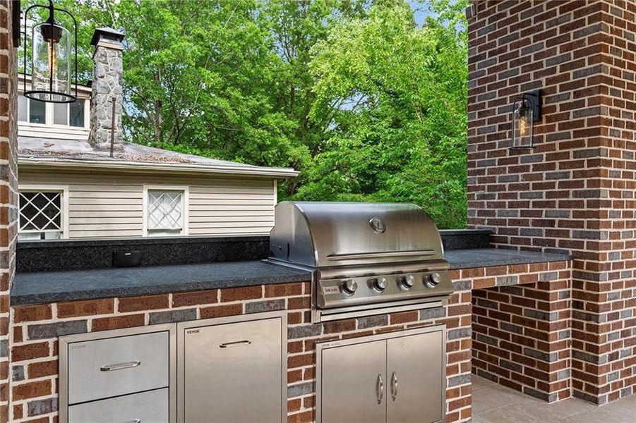 Exterior details and patio area of a home in , Atlanta (Image 36). Exterior details and patio area of a home in , Atlanta (Image 36).