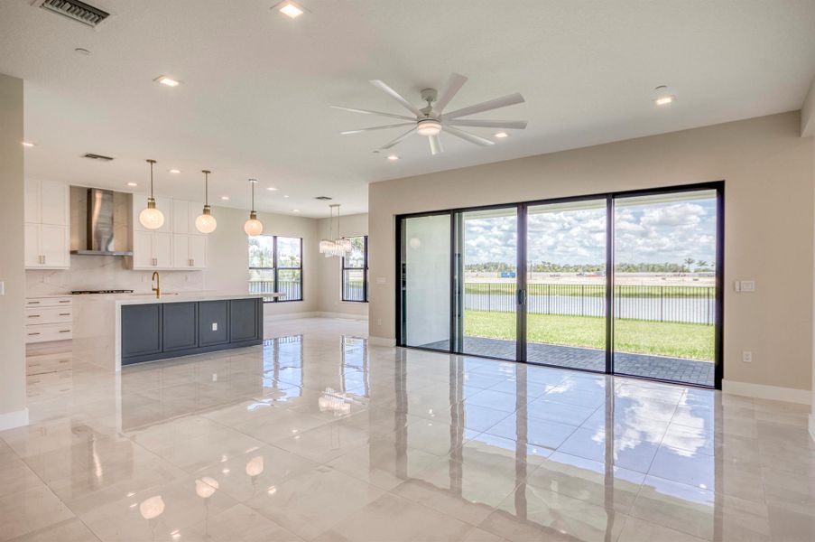 Furnished interior view inside a new home in Apex at Avenir, Palm Beach Gardens (Image 17).
