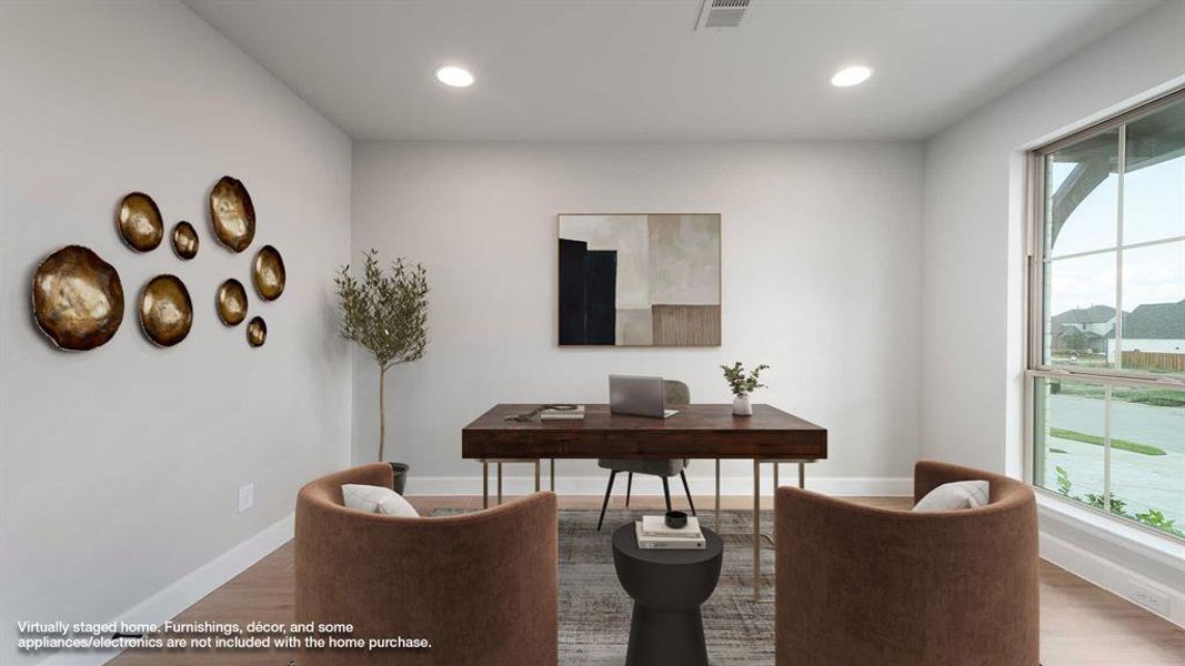 Furnished interior view inside a new home in Terraces 72', Rockwall (Image 5).