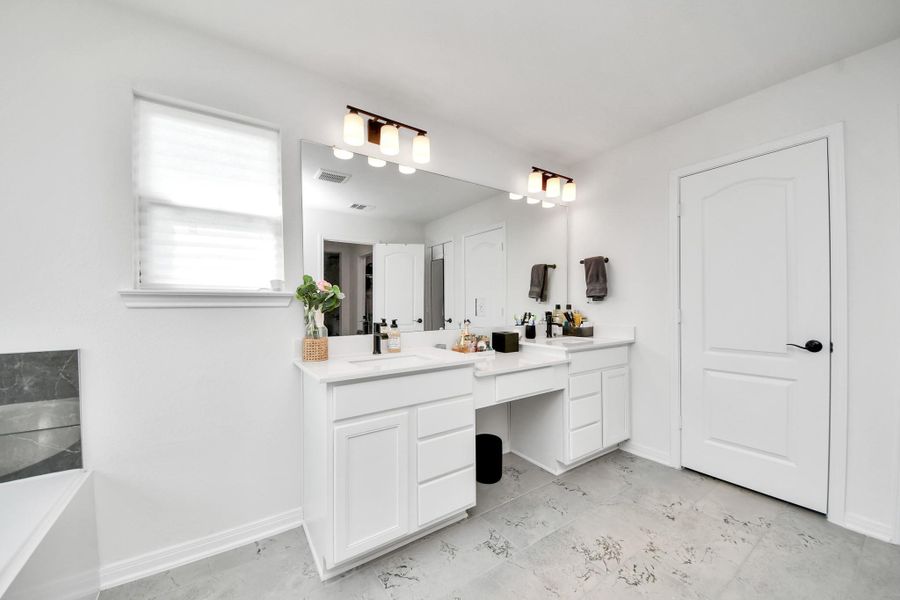 Furnished interior view inside a new home in , Cypress (Image 36).