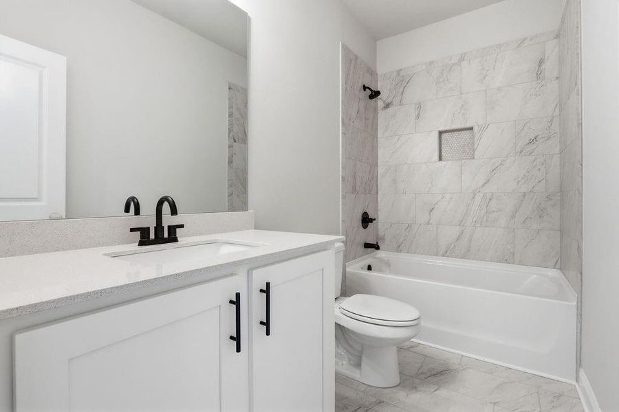 Furnished interior view inside a new home in , Monroe (Image 9).