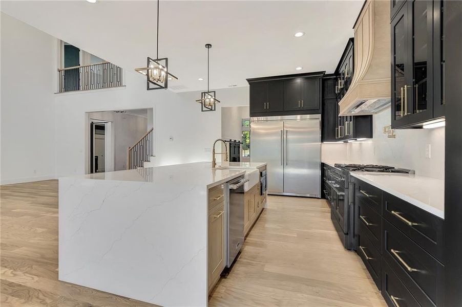 Furnished interior view inside a new home in , Brooks (Image 17).