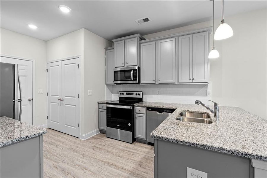 Furnished interior view inside a new home in , Covington (Image 5).