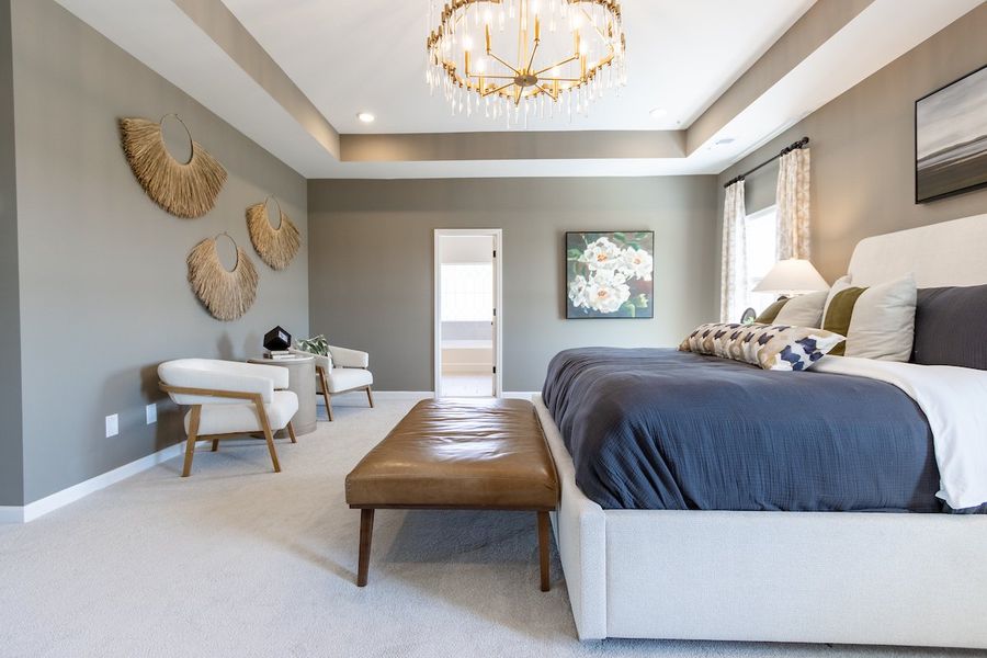 Furnished interior view inside a new home in Trellis Park, Hampton (Image 28).