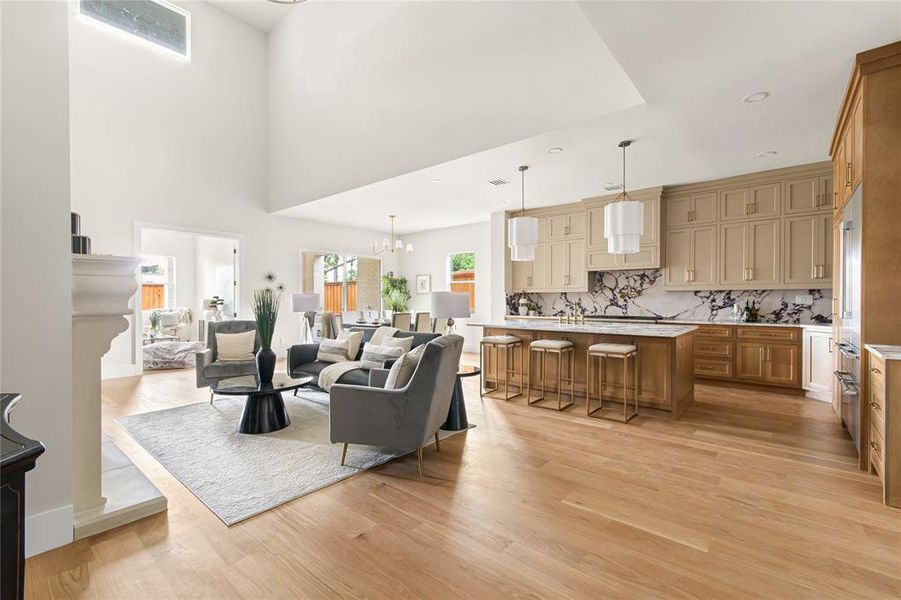 Furnished interior view inside a new home in , Dallas (Image 5).