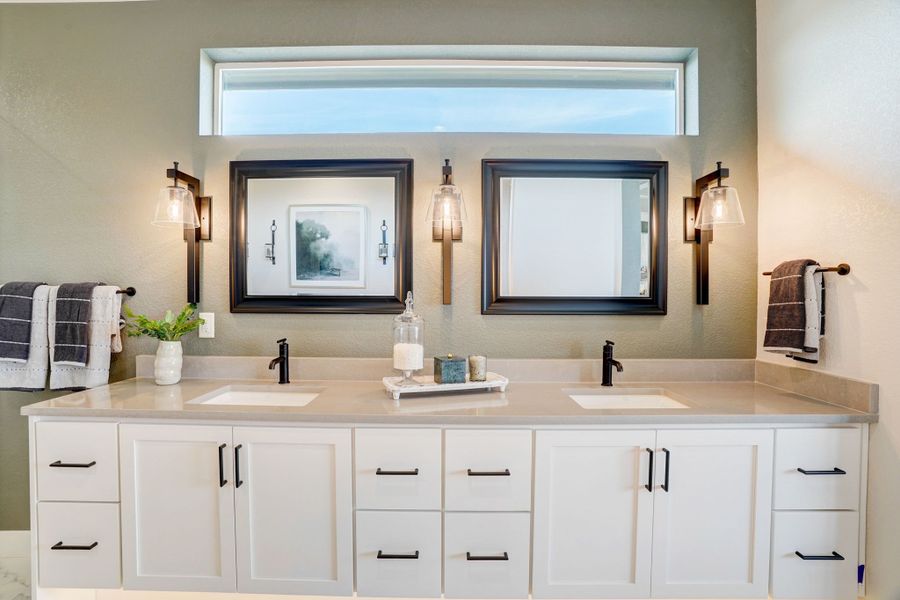 Representative furnished interior of a home built from the 3 by Trumark Homes in Kitchel Lake at Serratoga Falls, Timnath (Image 36).
