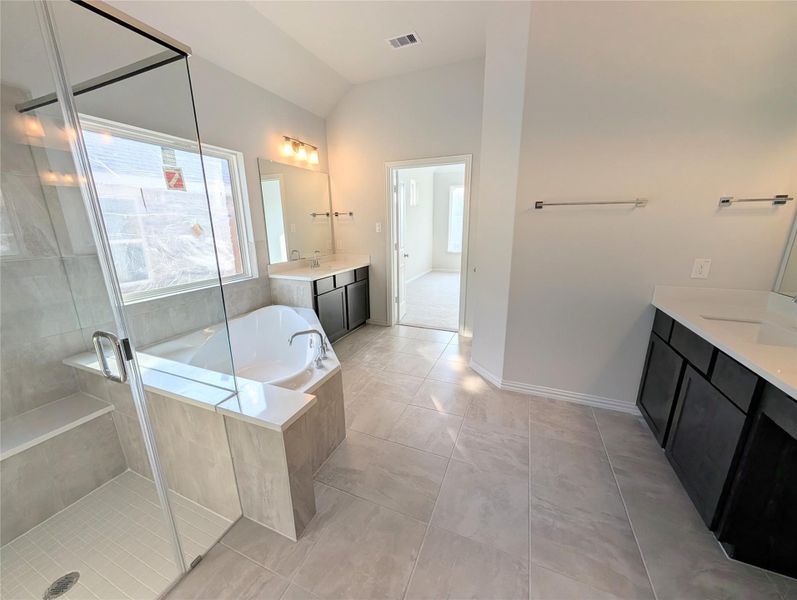 Furnished interior view inside a new home in Southern Pointe, College Station (Image 5). Furnished interior view inside a new home in Southern Pointe, College Station (Image 5).