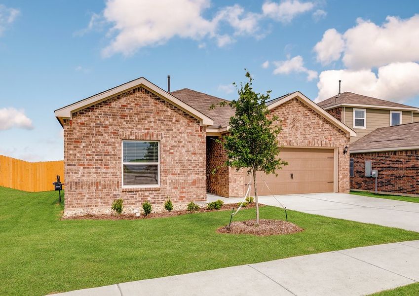 The Sabine has an attached two-car garage. The Sabine has an attached two-car garage.