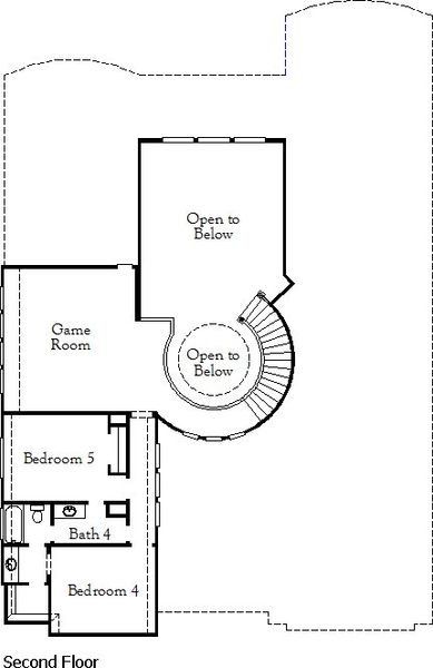 2D floor plan layout of this home in Valencia, Manvel, TX (Image 3).