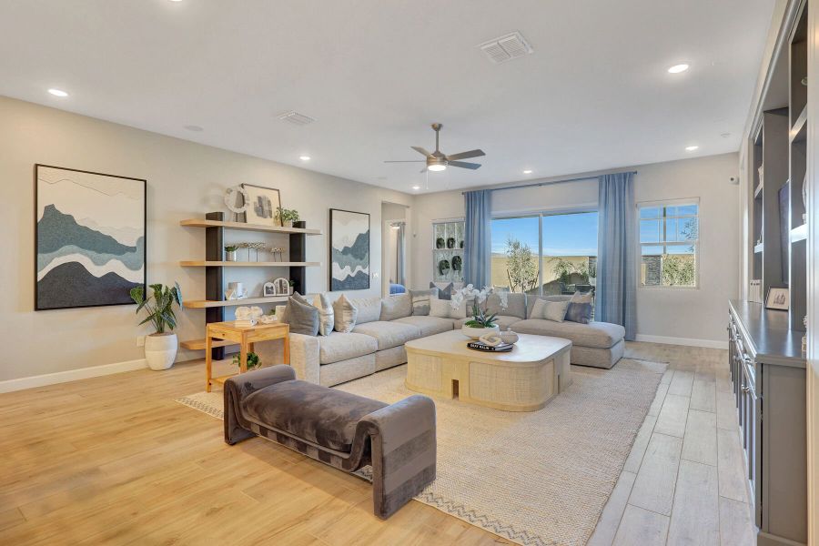 Representative furnished interior of a home built from the Violet by Mattamy Homes in White Tank Vistas, Waddell (Image 29).