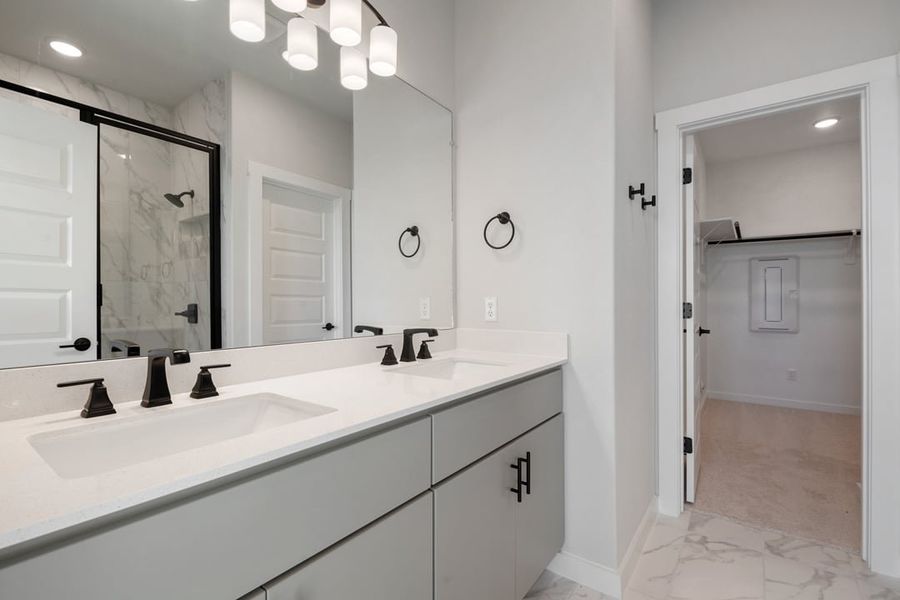 Furnished interior view inside a new home in Union Collection at Park Central, Georgetown (Image 16).