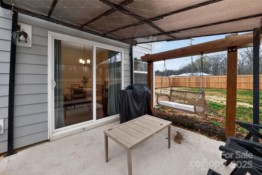 Exterior details and patio area of a home in Northway at Huffstetler, Gastonia (Image 4).