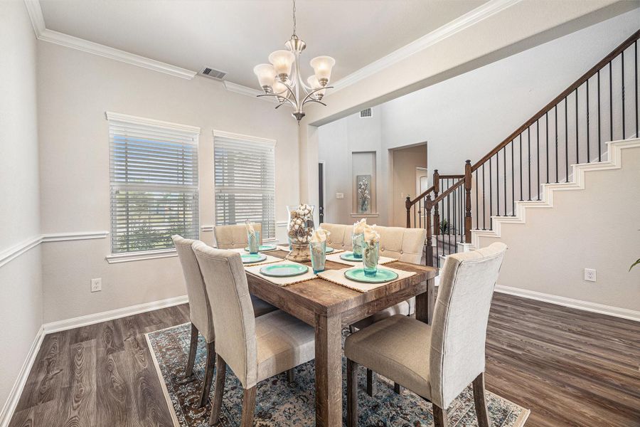 Furnished interior view inside a new home in Grand Oaks Reserve, Cleveland (Image 3).