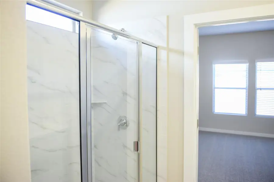 Walk-in shower in Primary Bath
