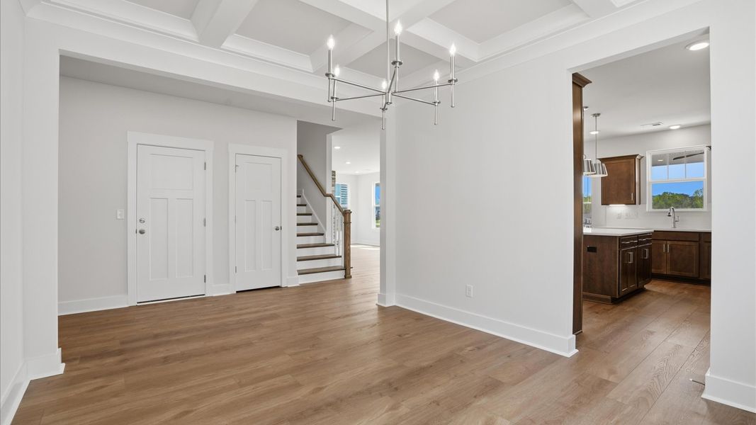 Furnished interior view inside a new home in Iris Meadows, Moore (Image 9).