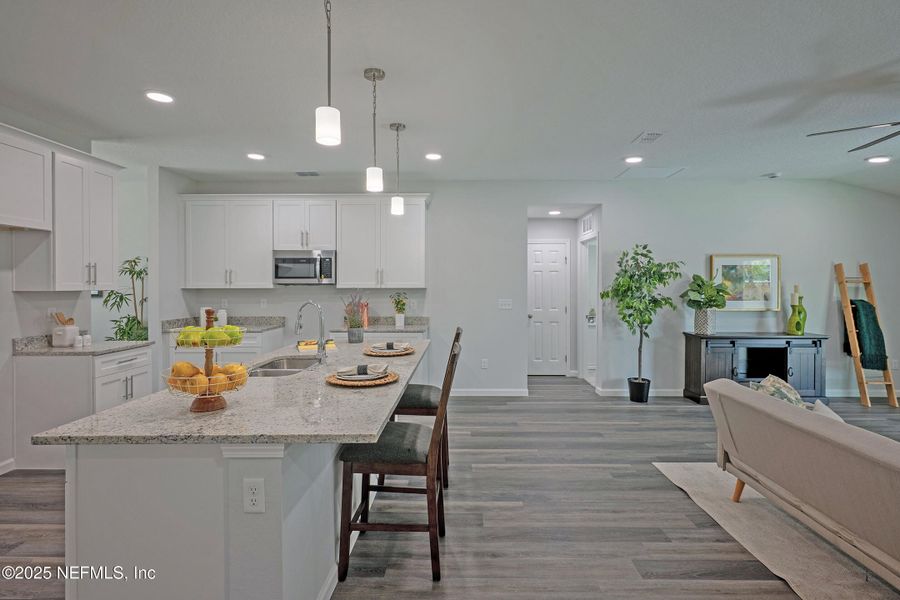 Furnished interior view inside a new home in , Jacksonville (Image 42).