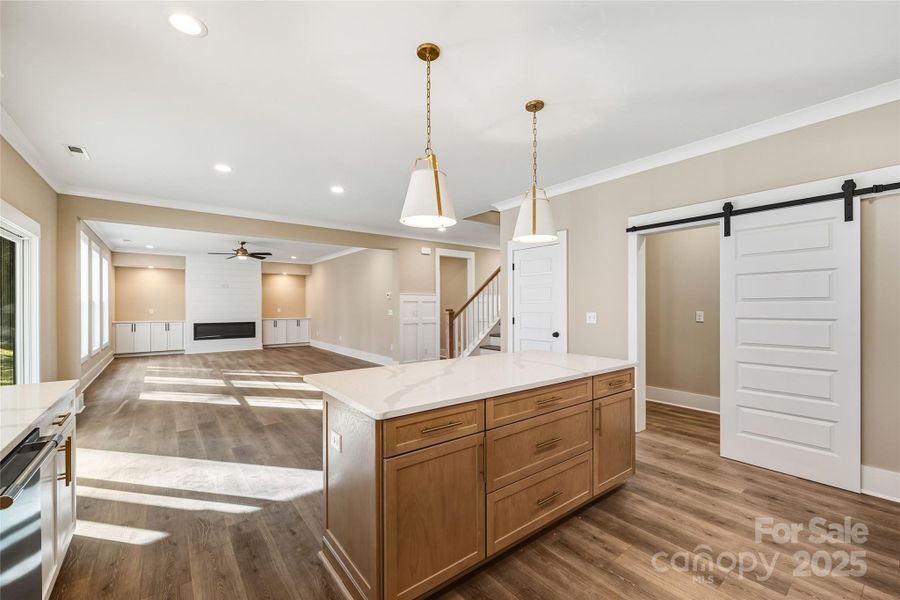 Furnished interior view inside a new home in , Wingate (Image 6).