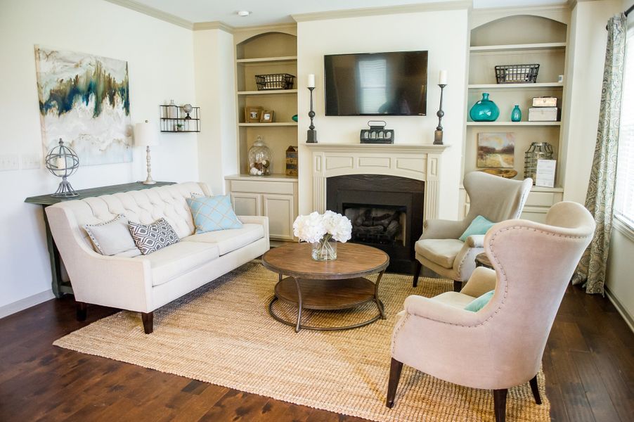 Representative furnished interior of a home built from the Yosemite by RiverWILD Homes in Sawyer Ridge, Dunn (Image 16).