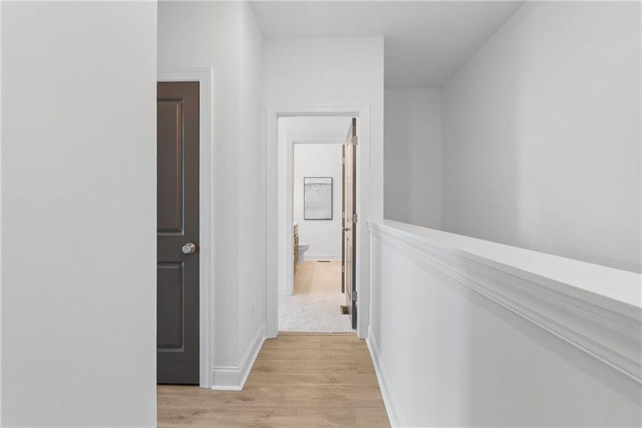 Spacious, unfurnished interior of a new home in Market Square at Sawnee Village, Cumming (Image 20). Spacious, unfurnished interior of a new home in Market Square at Sawnee Village, Cumming (Image 20).