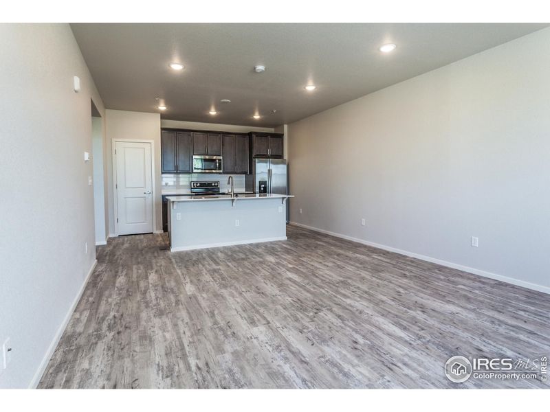 EXAMPLE PHOTO: LIVING ROOM, DINING ROOM & KITCHEN